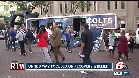 United Way of Central Indiana focused on providing relief, resources to hurricane victims