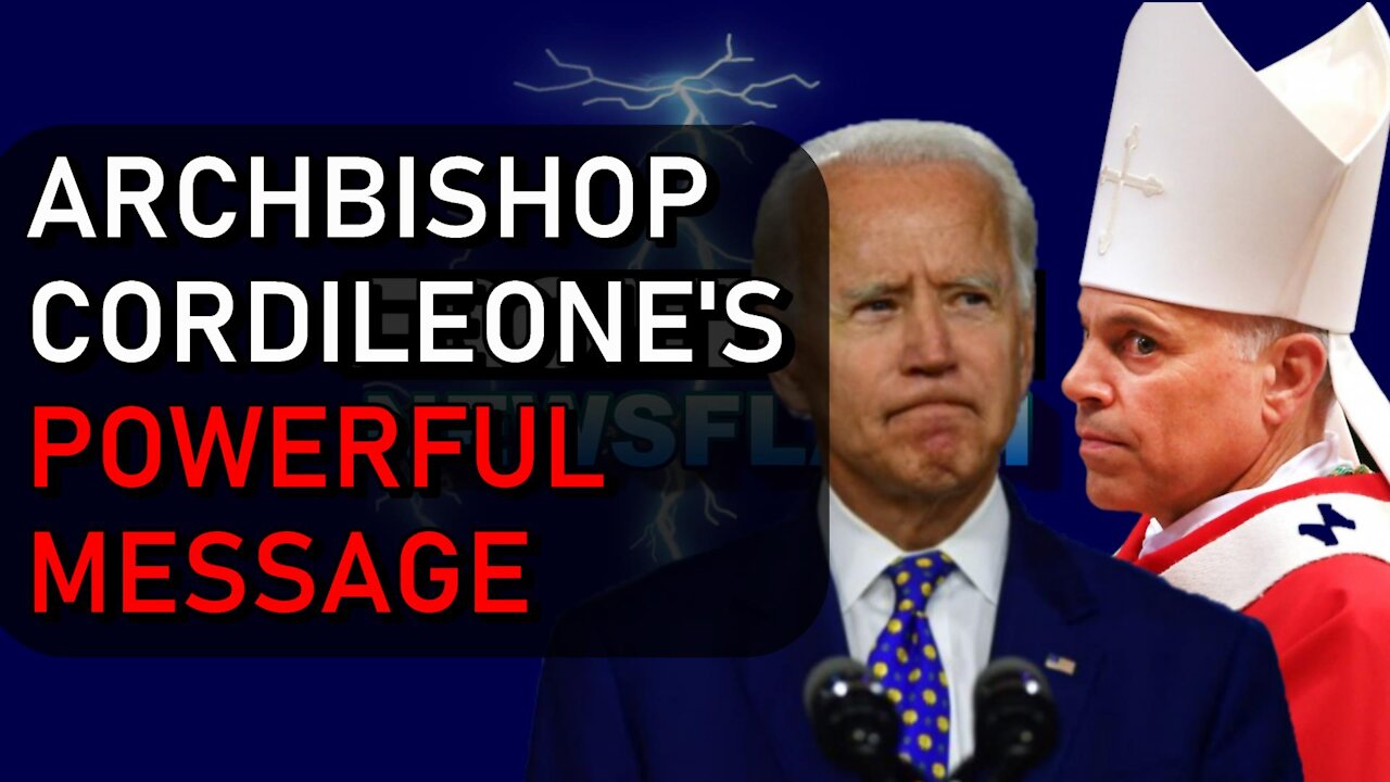 NEWSFLASH: Archbishop Cordileone's POWERFUL Message to Democrat Politicians!