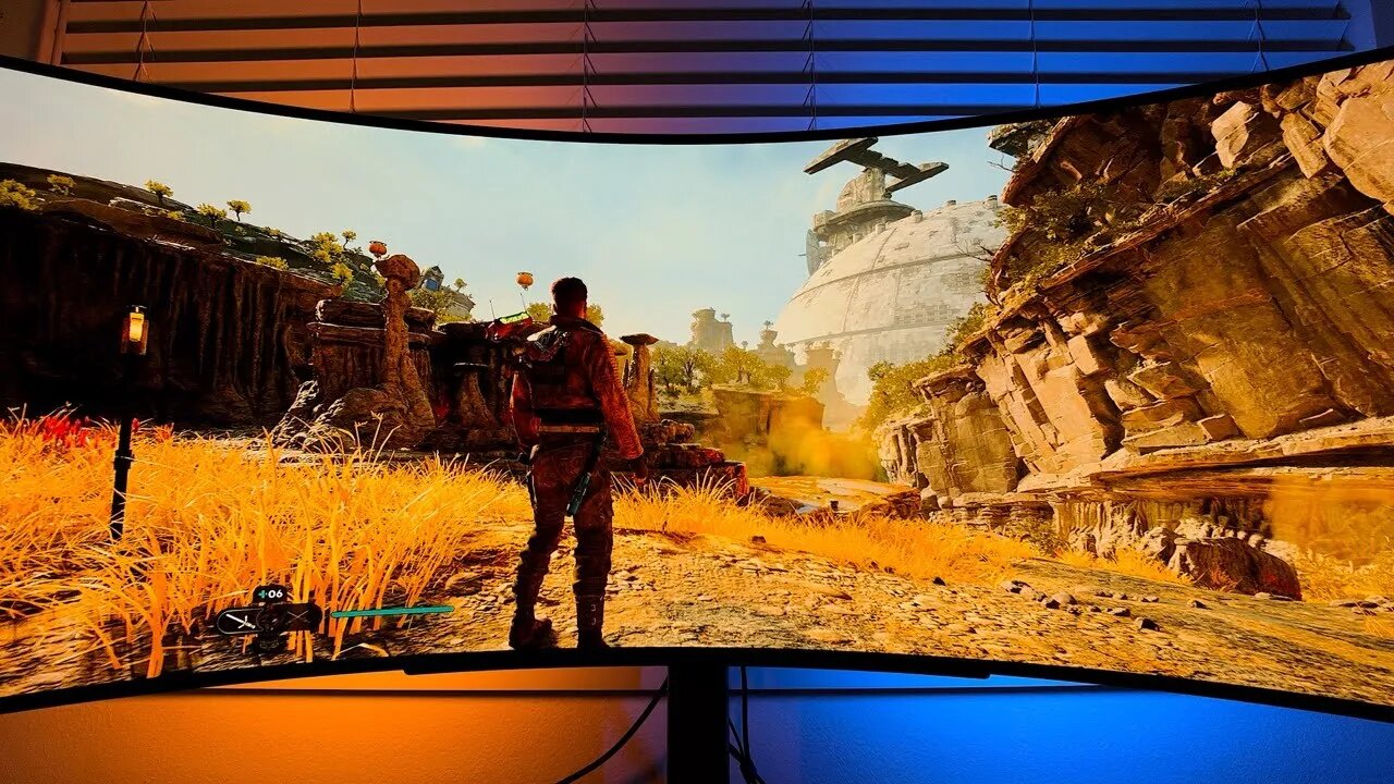 Star Wars Jedi: Survivor | LG 45" ULTRAWIDE 240hz OLED Gaming Monitor | LG45GR95QE | RTX 4090