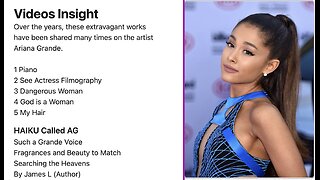 Ariana Grande Gifts in a Fragrance By James PoeArtistry Productions