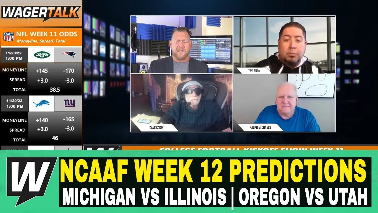 Happy Hour CFB Kickoff Show | NCAAF Week 12 Predictions | Tulane vs SMU | Pitt vs Duke