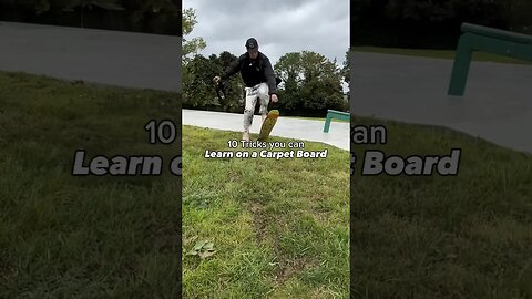 10 Tricks Easier on Carpet/Grass boards #skateboarding #easyskatetricks