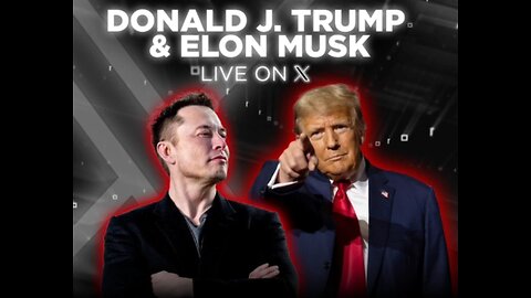 Trump interview with elon musk live