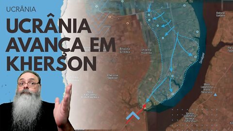 UCRÂNIA avança em DIREÇÃO a KREMINA em LUHANSK e LIBERA vários POVOADOS em KHERSON