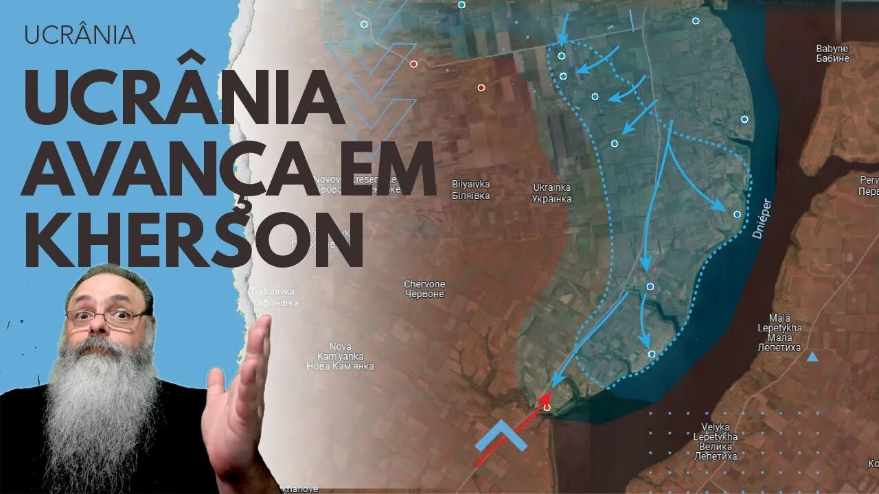 UCRÂNIA avança em DIREÇÃO a KREMINA em LUHANSK e LIBERA vários POVOADOS em KHERSON