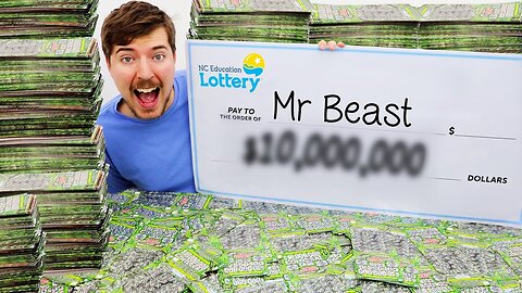 I Spent $100,000 On Lottery Tickets And Won!