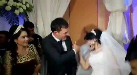 Housband slapped his wife