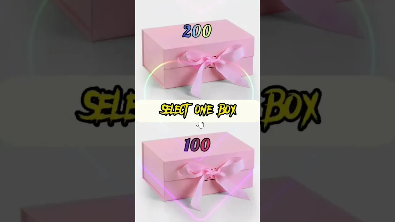 Choose Gift Box 🎁 #shorts #viral #ytshorts #giftbox #chellenge