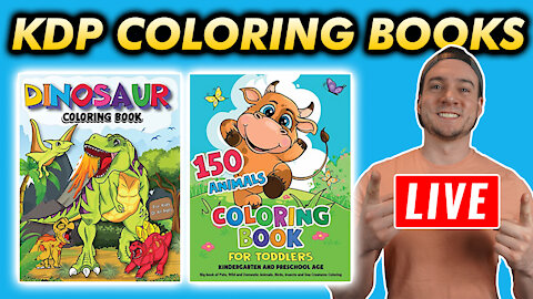 How to Make a KDP Coloring Book... LIVE! w/ Gero from Vexels