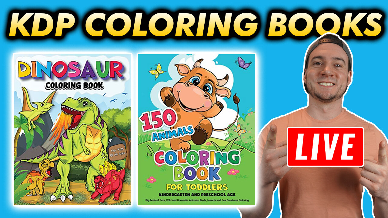 How to Make a KDP Coloring Book... LIVE! w/ Gero from Vexels