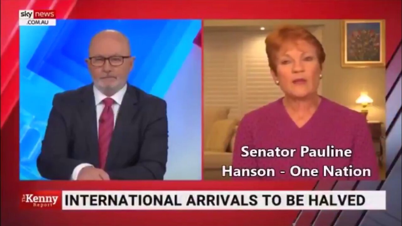 SKY NEWS AU: Senator Pauline Hanson dropping COVID truth bombs