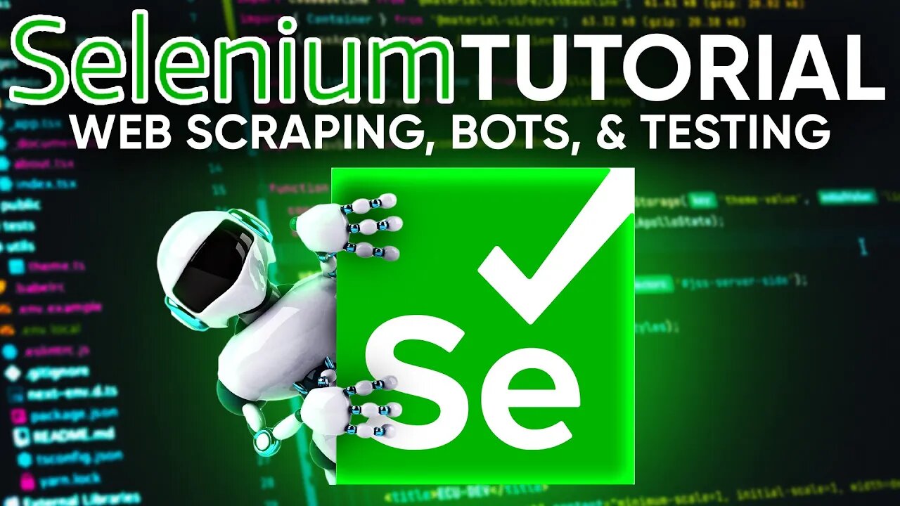 Python Selenium Tutorial - Automate Websites and Create Bots