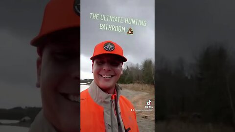 The ultimate hunting and fishing outdoor bathroom. The Green Way Outdoors #shorts #funnyshorts