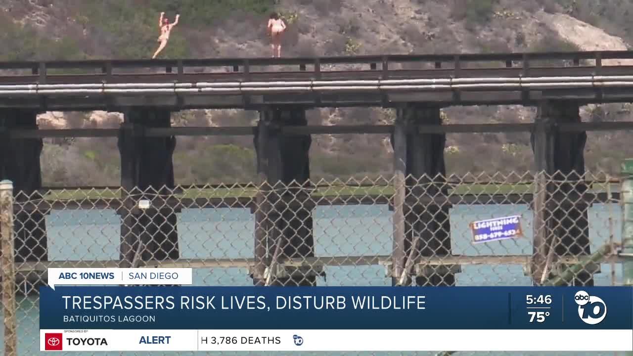 Trespassers risk lives, disturb wildlife at Carlsbad's Batiquitos Lagoon