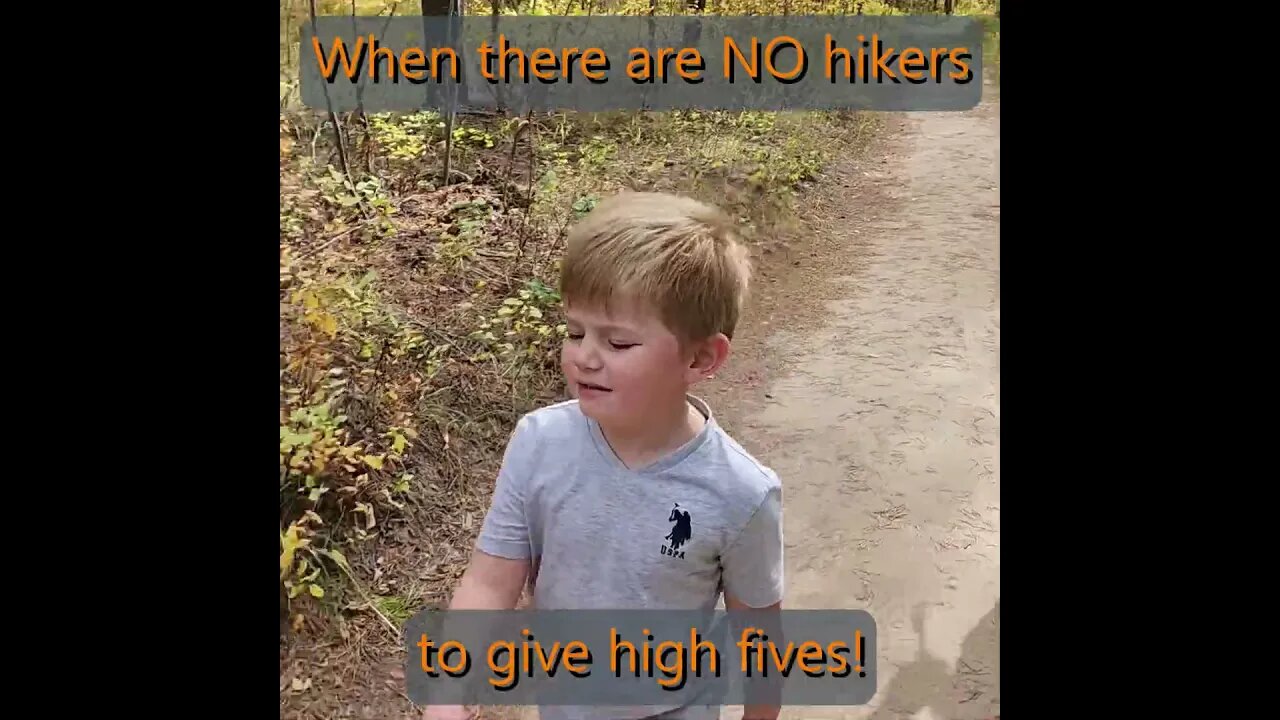 When there are Hikers to High Five vs No Hikers to High Five! (Feat. Moose Pruett)