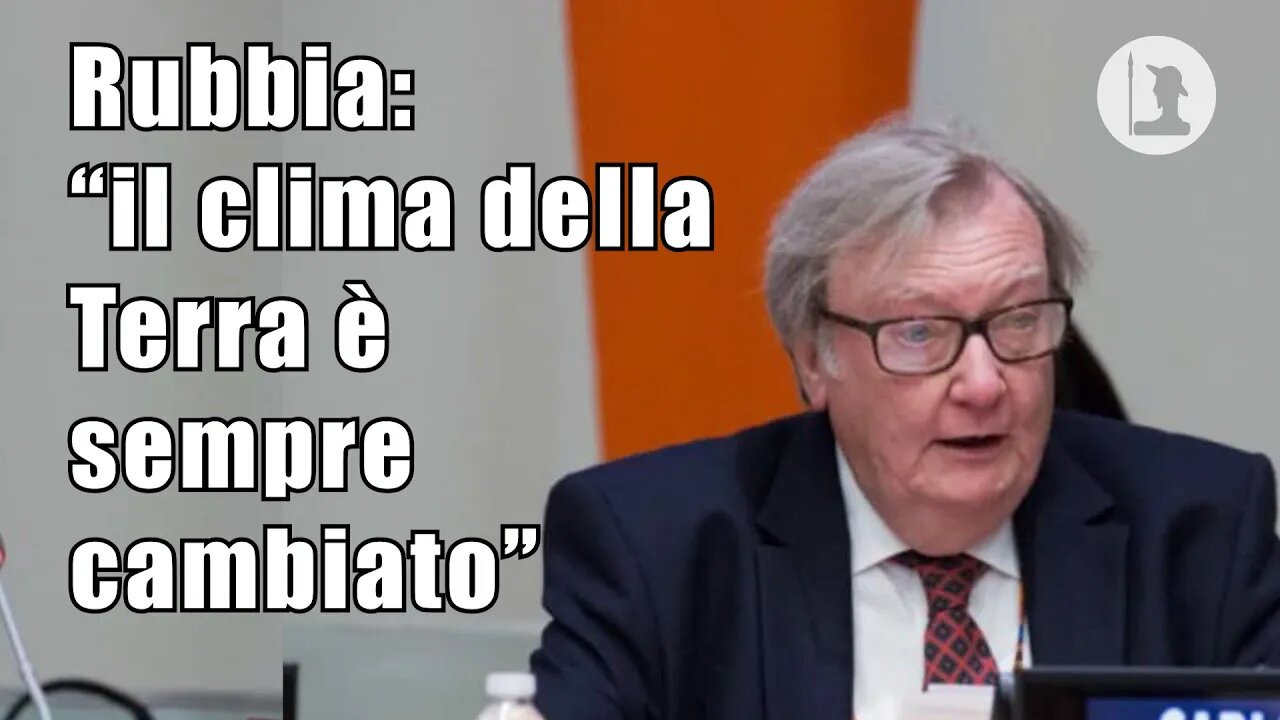 CARLO RUBBIA SVELA LE MENZOGNE SUL CAMBIAMENTO CLIMATICO