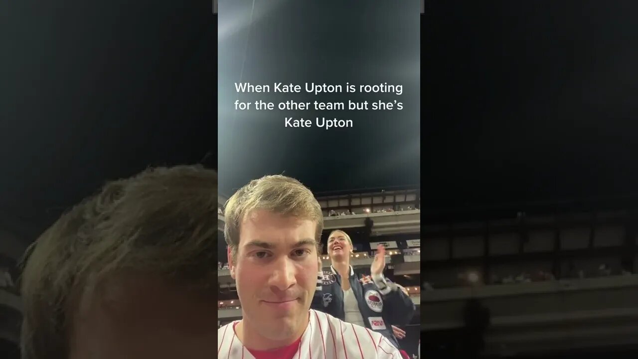 When Kate Upton Is Rooting For The Other Team But She's Video By Theguyset #Shorts