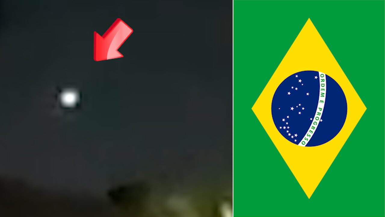 Two suspicious lights over Brazil at midnight