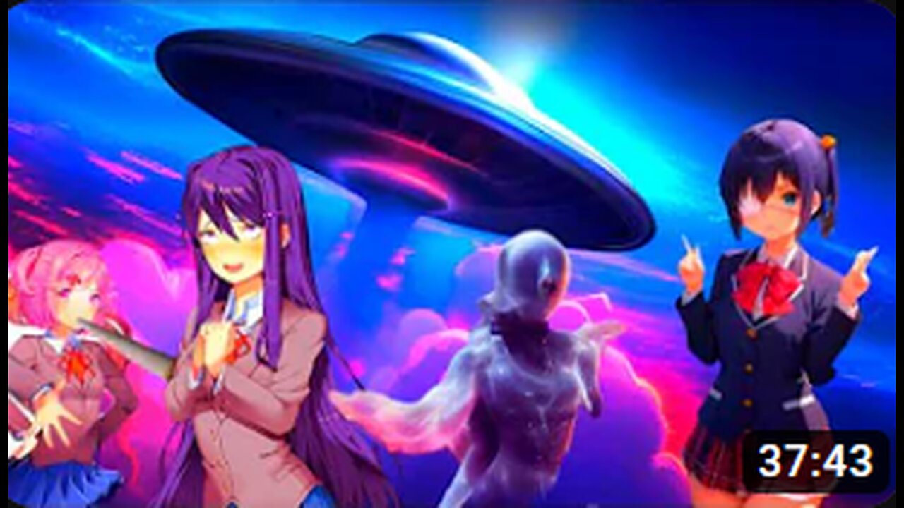 VTUBER & Natsuki Battle ALIENS (FT. Rikka Takanashi)