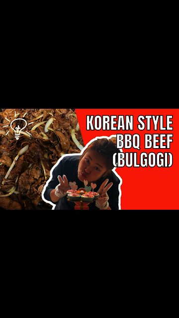 Cooking Korean Style BBQ Beef (Bulgogi). Cooking Ideas & Inspiration. Dysha Kitchen. #shorts