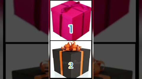 choose one gift box 😱and comment your box😱😨#shorts