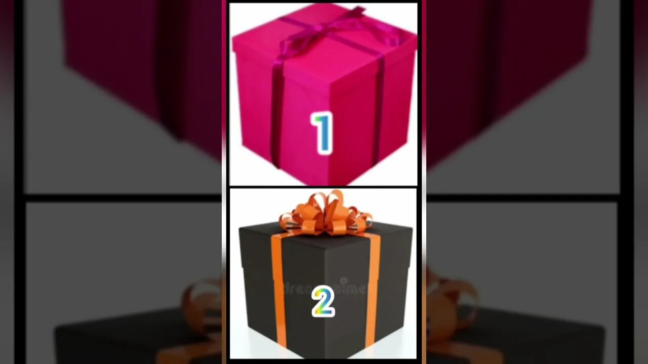 choose one gift box 😱and comment your box😱😨#shorts