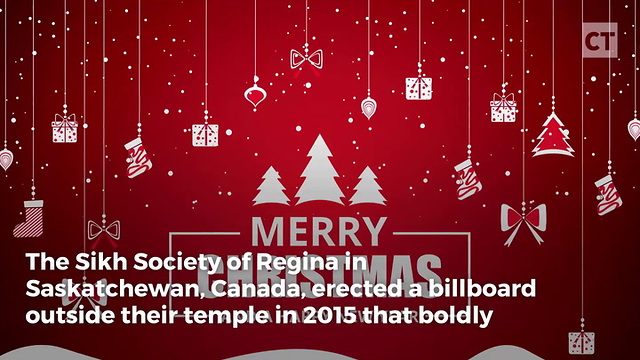 Sikh Makes Stand for Christmas