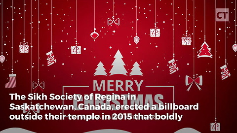 Sikh Makes Stand for Christmas