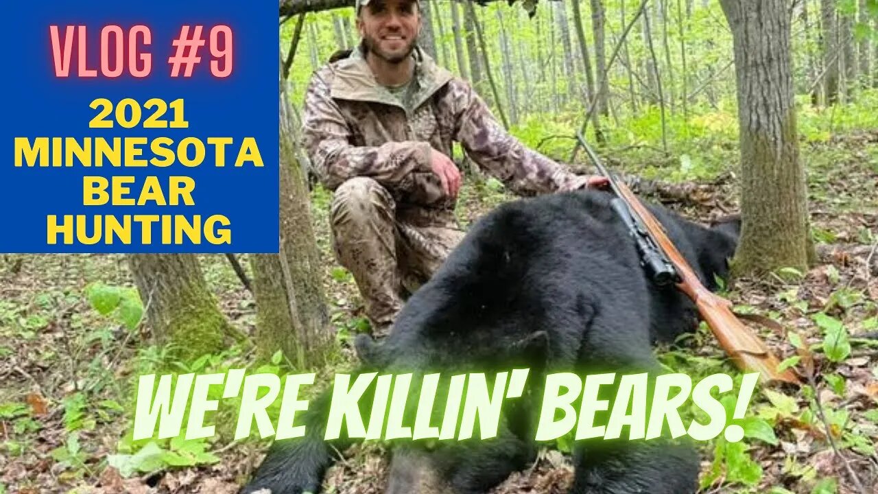 Minnesota Bear Hunting VLOG 9 | Bears down!