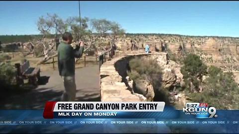 Grand Canyon offers free admission on MLK Day