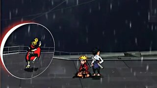 Naruto Sennin & Sasuke Cursed Mark 5 Vs Sanji Raid Suit - Anime Mugen