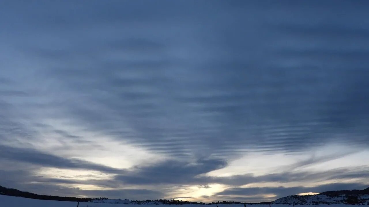 Gravity Waves, Ripple Clouds Over Archuleta Mesa, Dulce