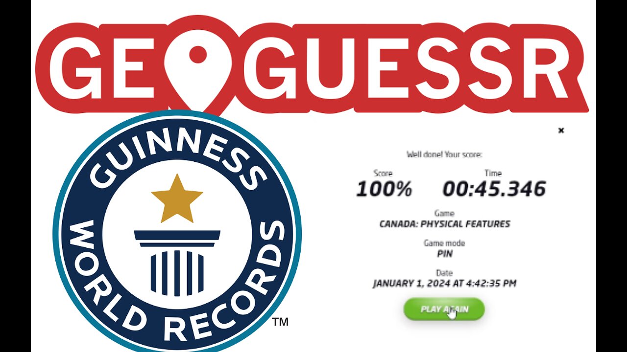 I got a WORLD RECORD on GEOGUESSR