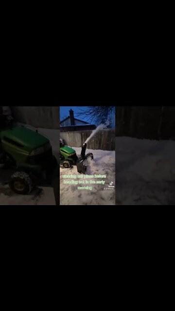 JOHN DEERE PACKING SNOW CLEARING 2022 #SHORTS