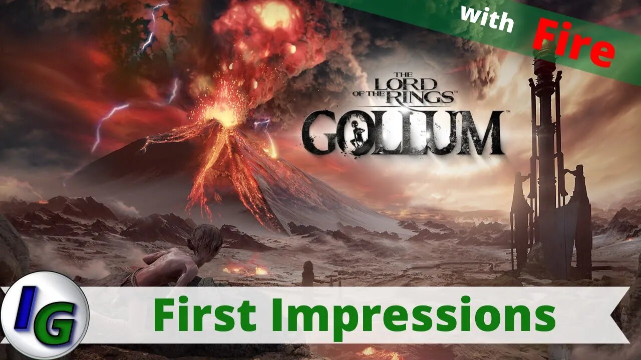 The Lord of the Rings: Gollum First Impression Gameplay on Xbox with Fire