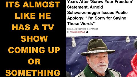 Arnold Schwarzenegger Apologiszes