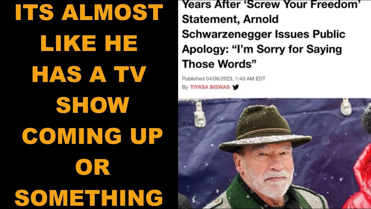 Arnold Schwarzenegger Apologiszes