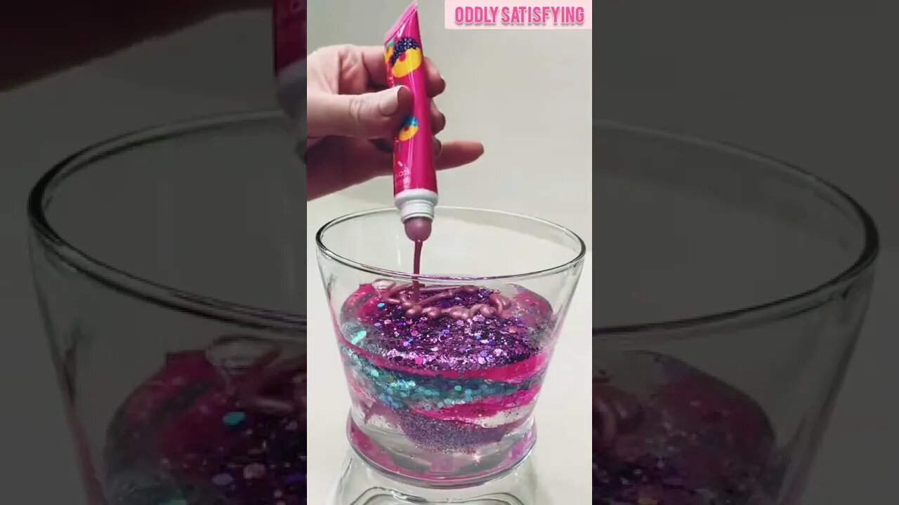 Makeup Slime #Shorts #satisfying