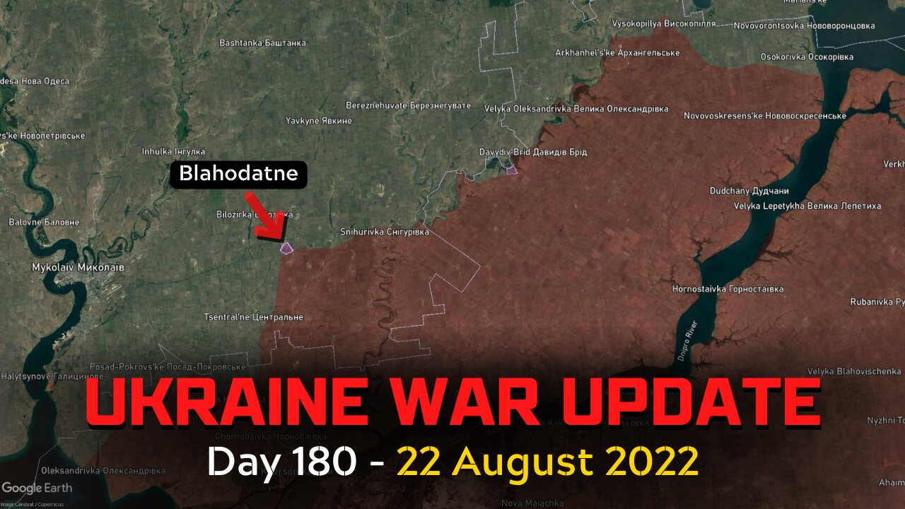 Ukraine War [22 August] - Russia captures Blahodatne & most of Bakhmutske