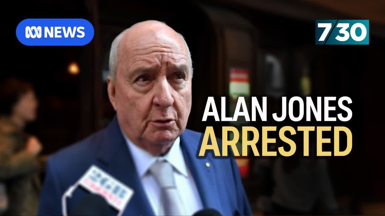 Alan Jones charged with historical indecent assault and sexual touching offences | 7.30