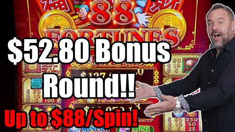 88 Fortunes Another Awesome Hand Pay!! $52.80 BONUS ROUND! Potawatomi Hotel & Casino