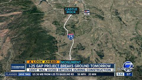 CDOT going to avoid detours during I-25 gap project