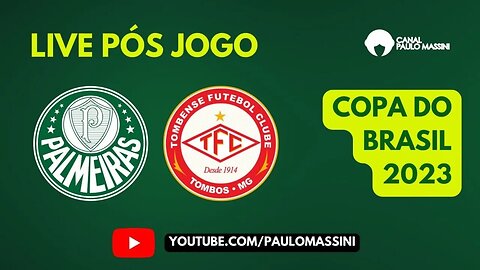 PÓS-JOGO PALMEIRAS 4 X 2 TOMBENSE COPA DO BRASIL. COLETIVA ABEL FERREIRA.