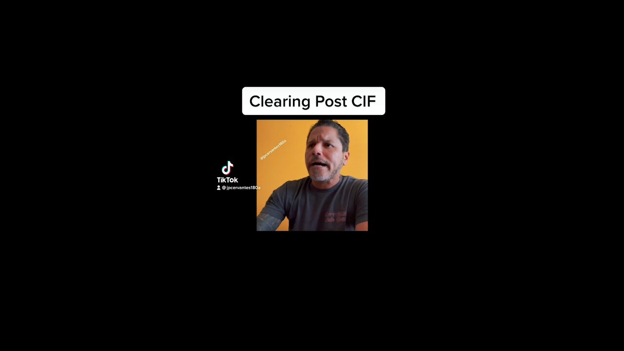 Clearing CIF