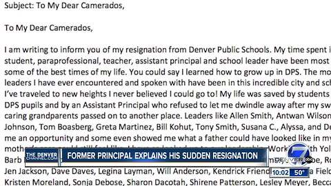 Former Manual HS principal speaks about resignation