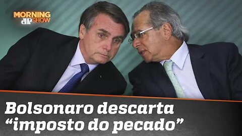 Bolsonaro contraria Guedes sobre criação de “imposto do pecado”