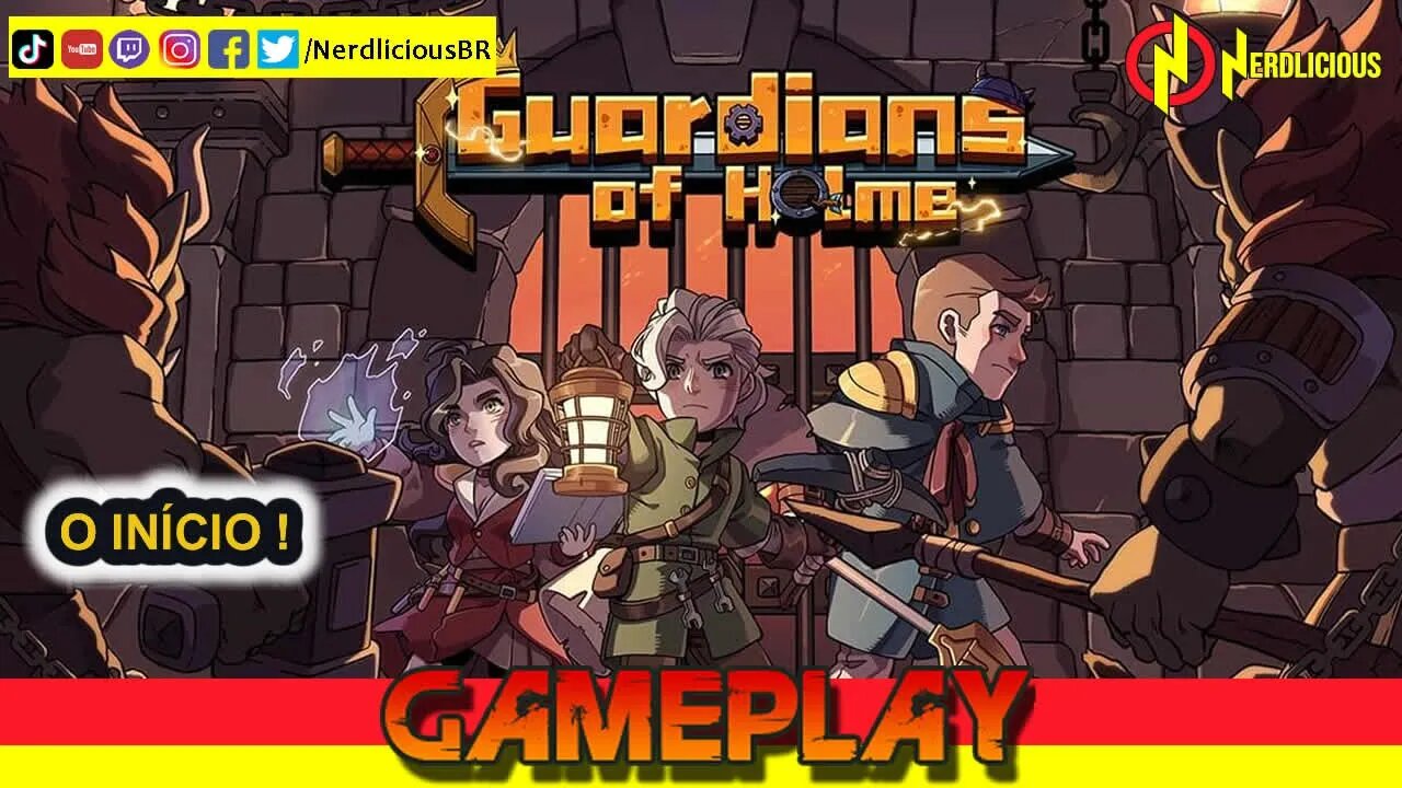 🎮 GAMEPLAY! Jogamos o GUARDIANS OF HOLME, um jogo indie que promete! Confira a nossa Gameplay!