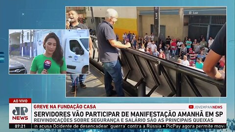 Servidores da Fundação Casa vão participar de manifestação nesta quarta-feira (10) em SP