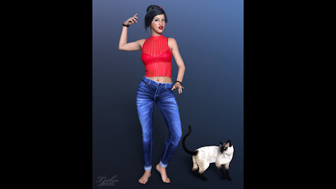 Dance with a cat :)