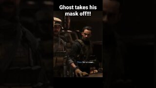 Ghost takes his mask off!!! EPIC campaign scene!!!💀 #CallofDuty #MW2